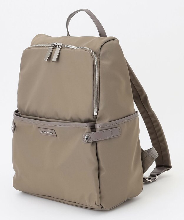 LA BAGAGERIE 【撥水ナイロン】ベーシックリュック グレージュ