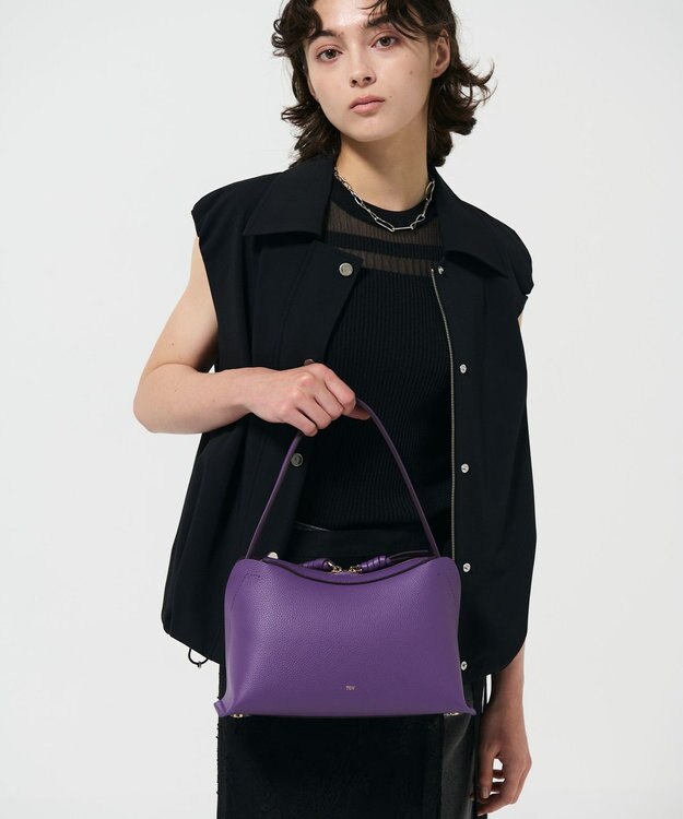 GRACE CONTINENTAL TOV チェーンバッグ パープル