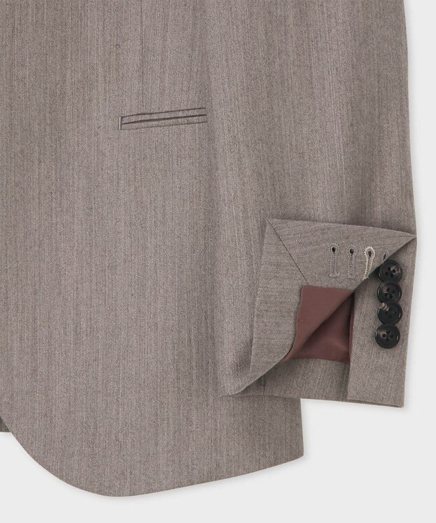 Paul Smith カシミアブレンド フランネル ジャケット グレイッシュベージュ