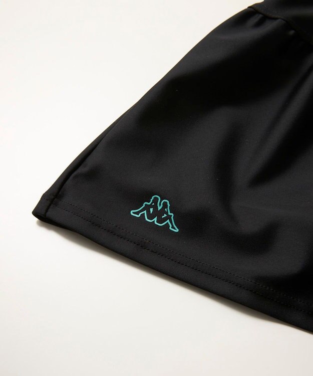 OP／FILA 【Kappa】フレアショートパンツ水着 ブラック