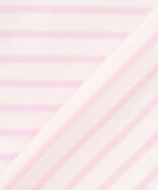 組曲 KIDS 【80-100㎝】 フルーティーボーダーTシャツ ピンク