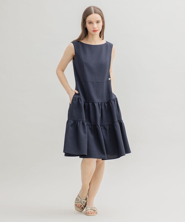 TOCCA 【洗える！】BEACH ドレス ネイビー系