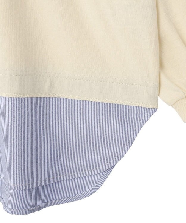 Green Parks 衿レイヤードッキングチュニック Off White