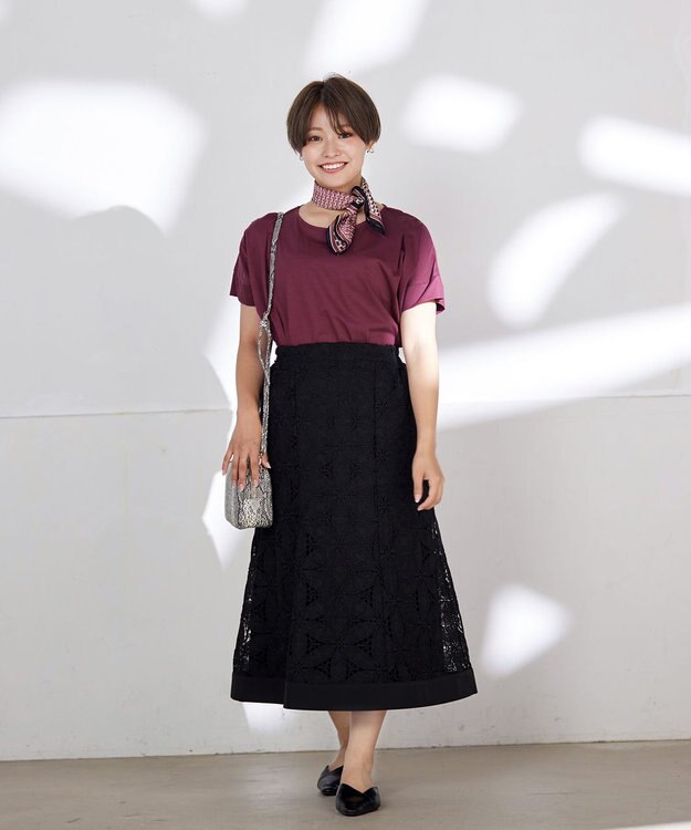 Tiaclasse 【洗える】バイオシルケットカットソープルオーバー ワイン