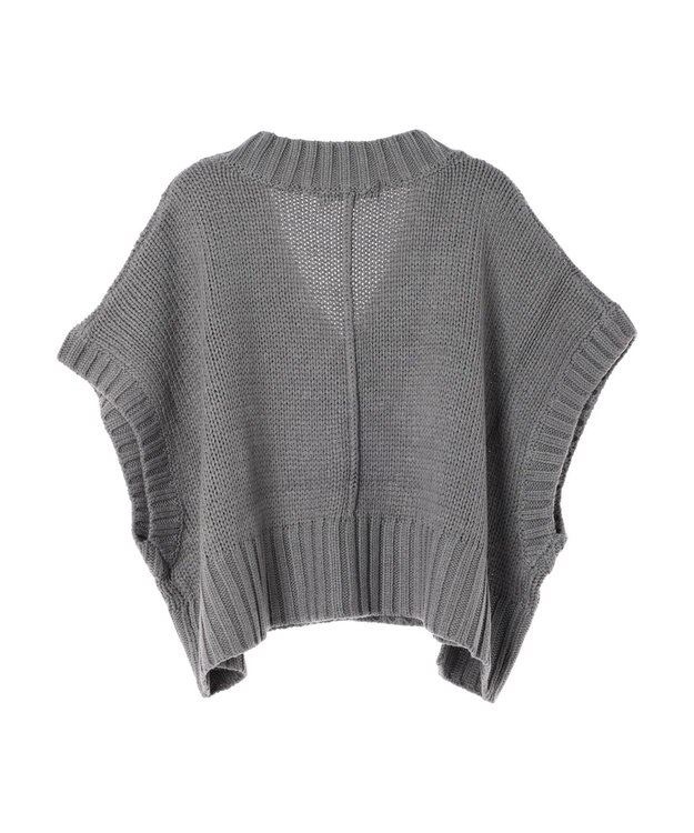 Green Parks ・ＳＵＧＡＲ　ＳＰＯＯＮ　ショートニットベスト Gray Mixture