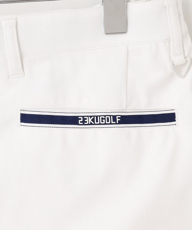 23区GOLF 【MEN】【防透/撥水ストレッチ】スケトラドビー ハーフパンツ ホワイト系