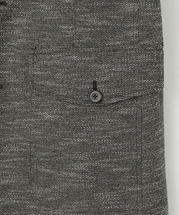 JOSEPH ABBOUD 【イタリア素材/軽量/ストレッチ】バックプリントジャージー ジャケット カーキ系