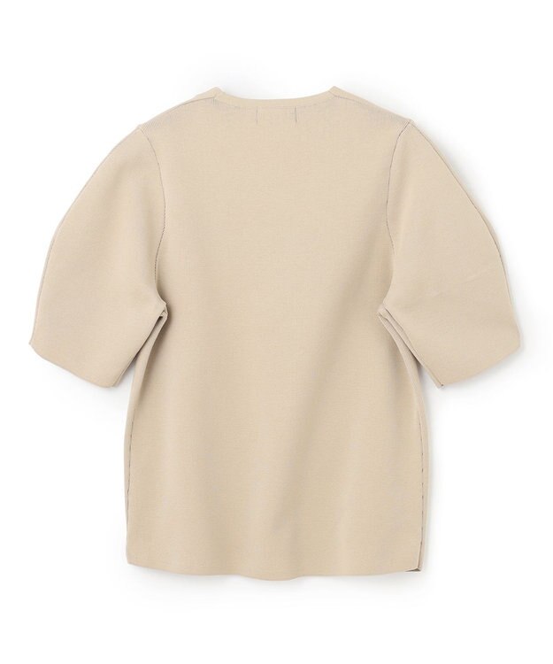 uncrave 【UVカット】サスティナブルUV ボリュームスリーブニット ベージュ