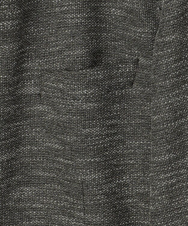 JOSEPH ABBOUD 【イタリア素材/軽量/ストレッチ】バックプリントジャージー ジャケット カーキ系