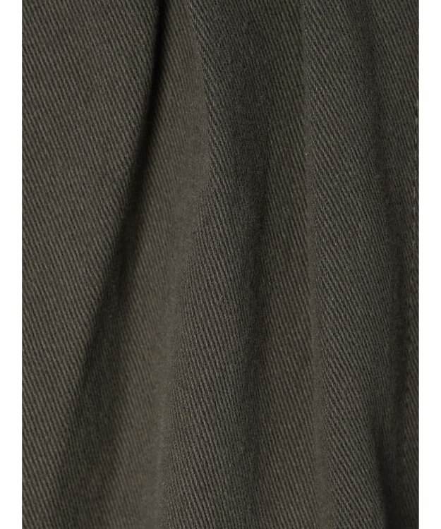 CRAFT STANDARD BOUTIQUE 綿ピーチカーゴスカート Charcoal Gray