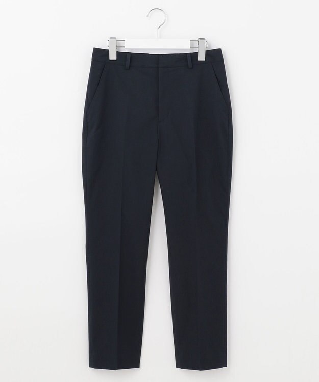 J.PRESS LADIES 【洗える・撥水・防汚】コットンFITTYシャーク テーパード パンツ ネイビー系