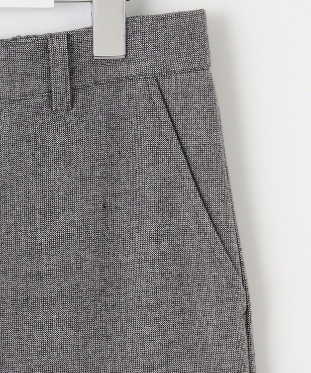 J.PRESS LADIES 【洗える】チェルビック セミワイド パンツ グレー系