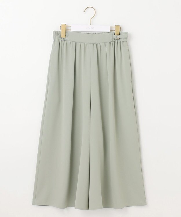 ANY SIS L 【接触冷感・UVカット・吸水速乾】サラキレイワイド パンツ ミント