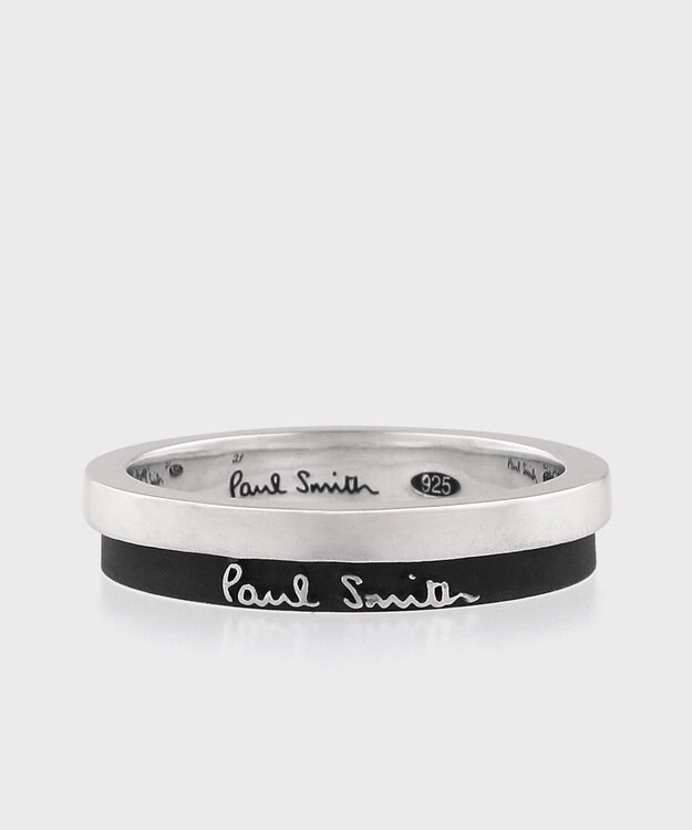 Paul Smith Bicolor Logo リング シルバー