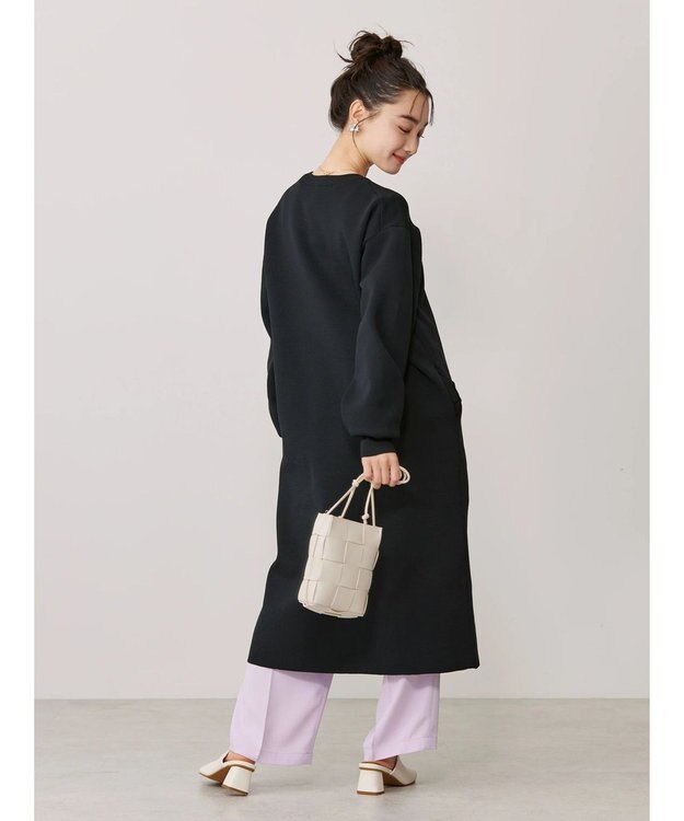 AMERICAN HOLIC エコカルットクルーネックワンピース Black