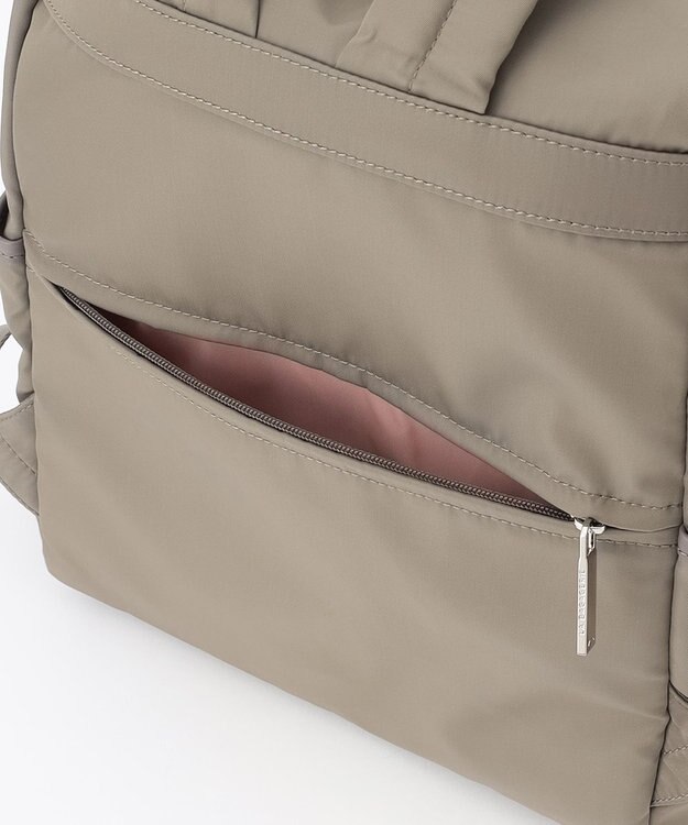 LA BAGAGERIE 【撥水ナイロン】ベーシックリュック グレージュ