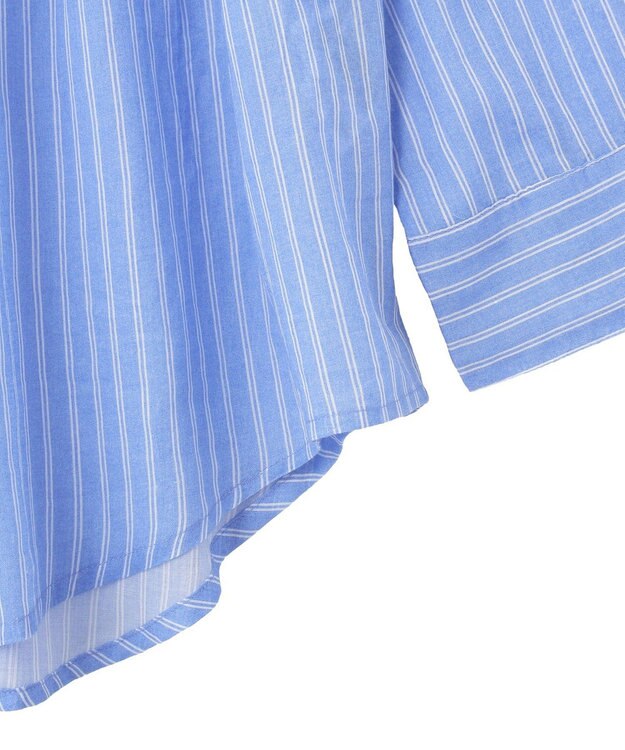 Green Parks 長袖ボイルシャツ Stripe