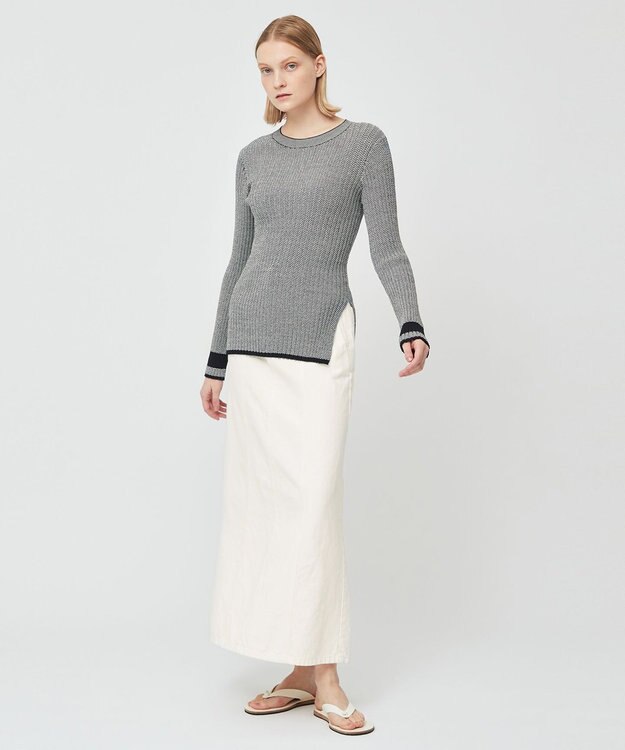 BEIGE， MARCK / デニムスカート White