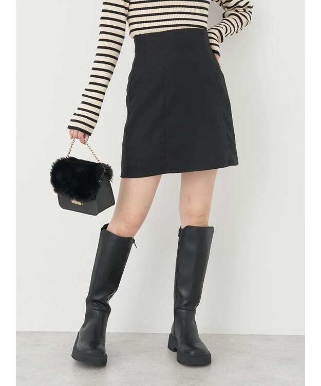 earth music&ecology ミニスカート Black