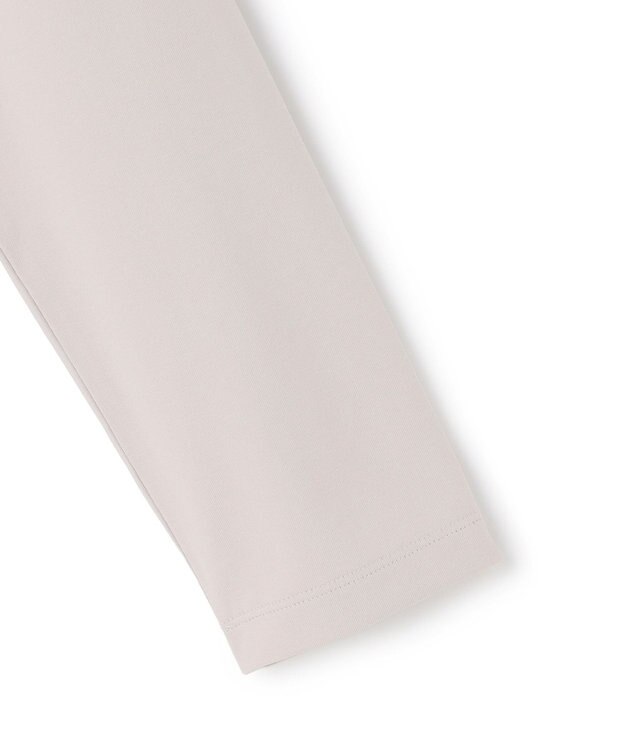 ICB L 【速乾・UVケア・接触冷感・洗える】 スーペリアジャージー Vネックカットソー ライトグレー系