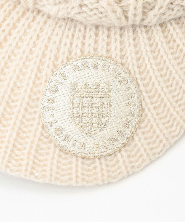 23区GOLF 【WOMEN】つば付きニットキャップ アイボリー系