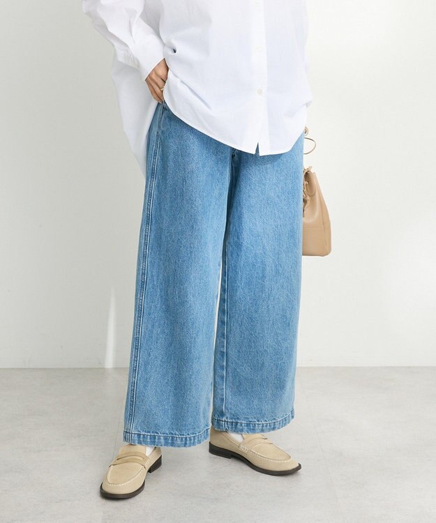 CRAFT STANDARD BOUTIQUE 2WAYサロペットデニムパンツ Light Indigo