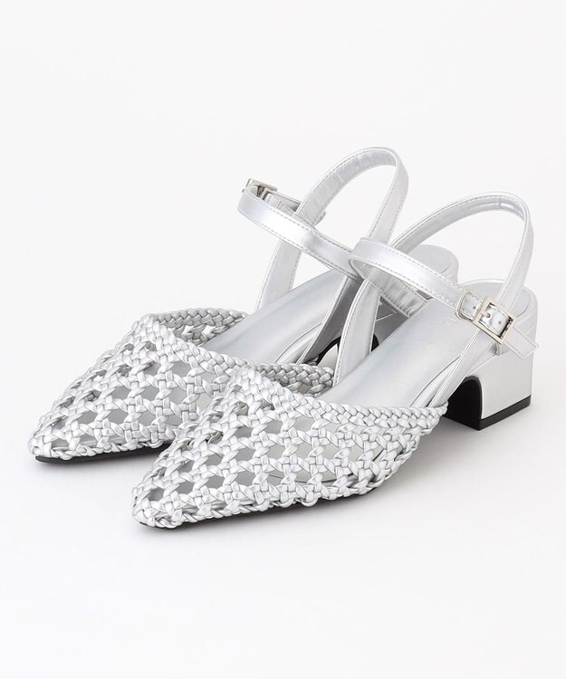 ICB クロッシェサンダル シルバー系