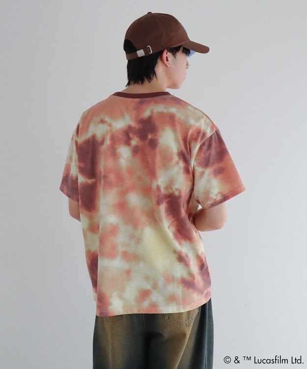 Green Parks ＳＴＡＲ　ＷＡＲＳ／タイダイ半袖ＢＩＧＴＥＥ Orange