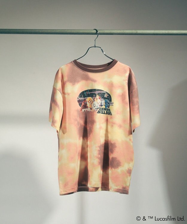 Green Parks ＳＴＡＲ　ＷＡＲＳ／タイダイ半袖ＢＩＧＴＥＥ Orange