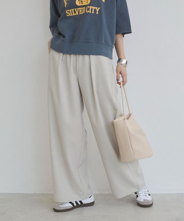 WEGO 【ANGIE VINTAGE】ワイドイージーパンツ ホワイトその他