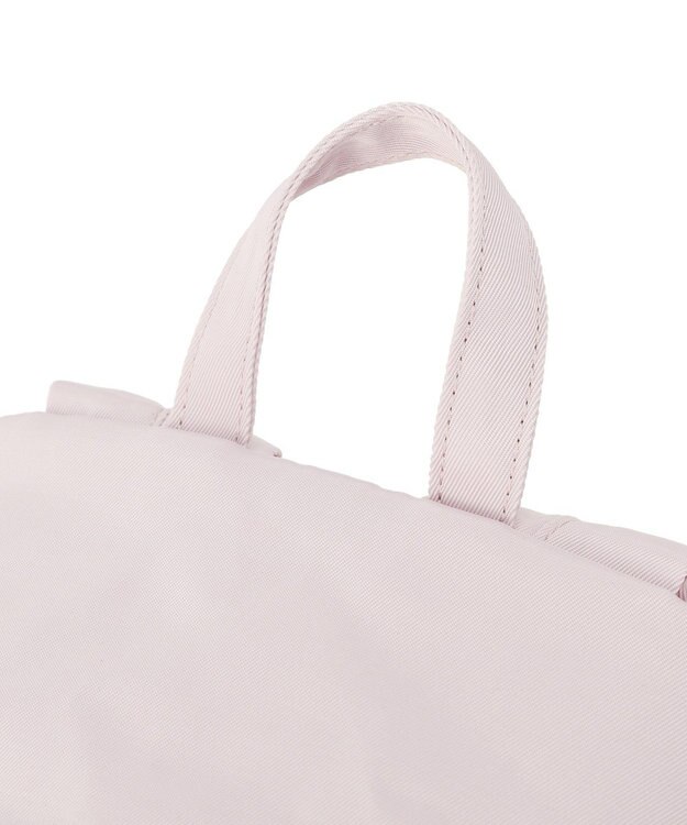 Maison de FLEUR 撥水加工レースアップリボンリュック Grayish Pink