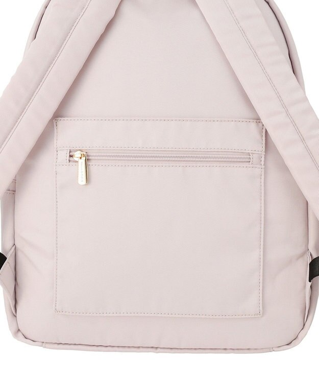 Maison de FLEUR 撥水加工レースアップリボンリュック Grayish Pink