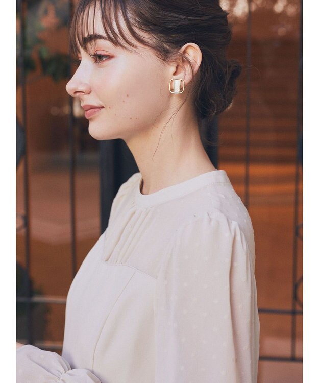 earth music&ecology シアードットドッキングワンピース Beige