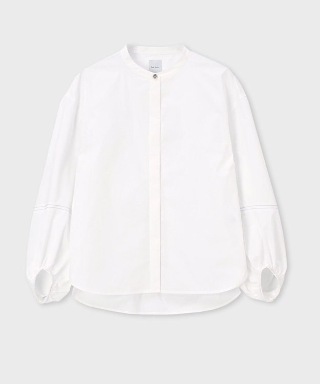 Paul Smith スタンドカラー シャツ オフホワイト