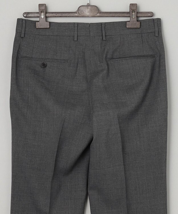 GOTAIRIKU 【AIRY MOVE / セットアップ対応】ウォッシャブルウールトロピカル セットアップパンツ ライトグレー系