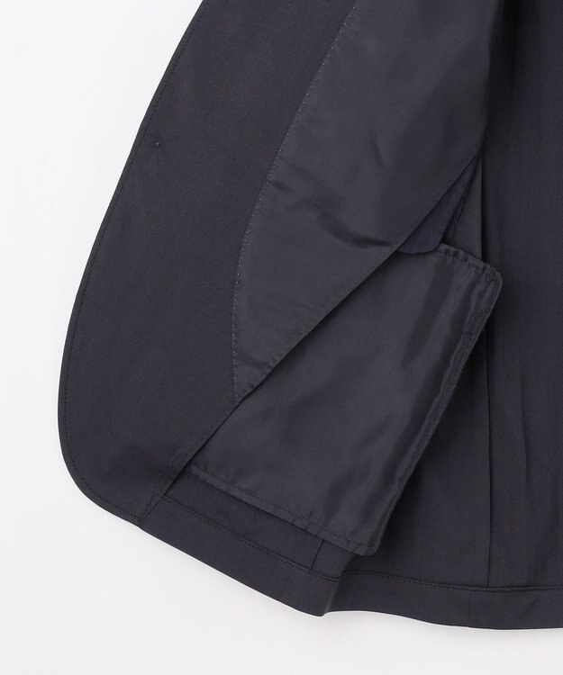 JOSEPH ABBOUD 【ストレッチ/軽量/Eco撥水/オーガニックコットン使用】マイクロピケストレッチジャケット ネイビー系8