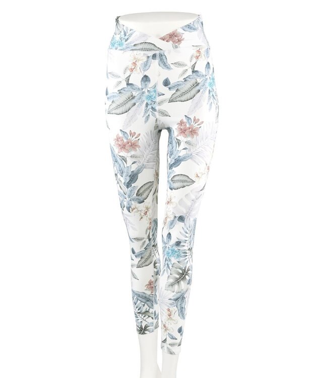 San-ai Resort（三愛水着楽園） 【水陸両用】　プリントレギンス　M・L　【Reir（レイール）】 ネイビー