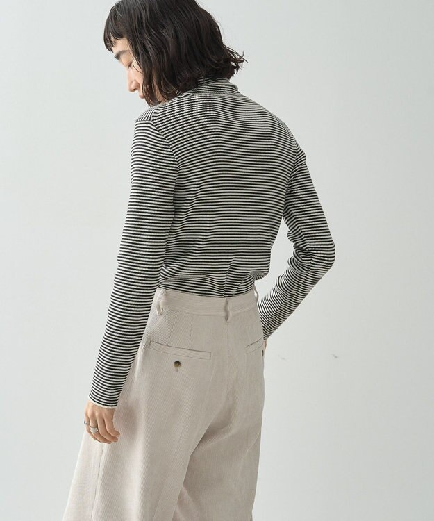 AMERICAN HOLIC バイパチリブタートルネックニットプルオーバー Red