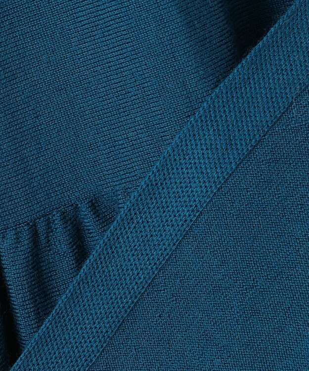 23区 【洗える】ウールギャザー ドルマンスリーブ ニット ピーコックグリーン系