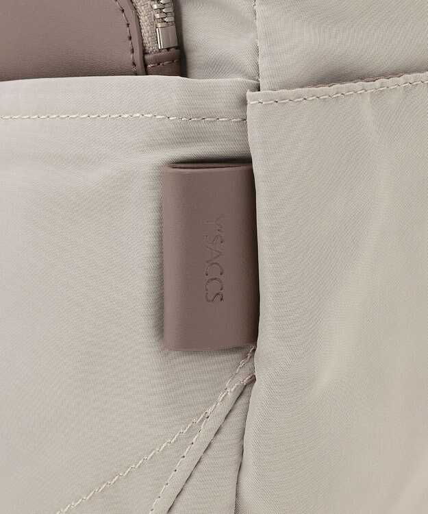 Y'SACCS ポリエステルツイル 2WAYトートバッグ グレージュ