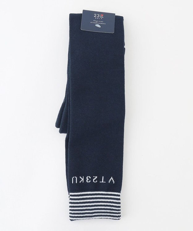 23区GOLF 【WOMEN】ベーシック ニーハイソックス ネイビー系