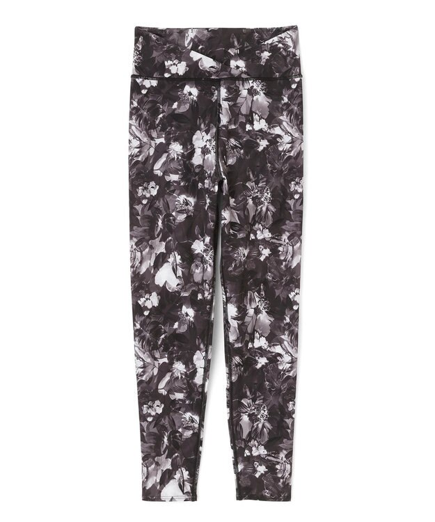 San-ai Resort（三愛水着楽園） 【水陸両用】　プリントレギンス　M・L　【Reir（レイール）】 ブラック