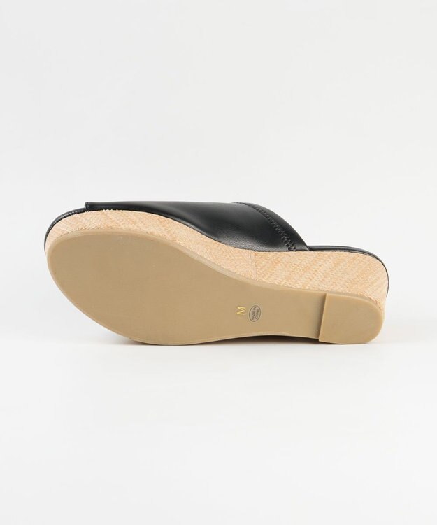 BONTRE 【pied du lapan/ピエドラパン】ストレッチミュールサンダル/50755ZI ブラック