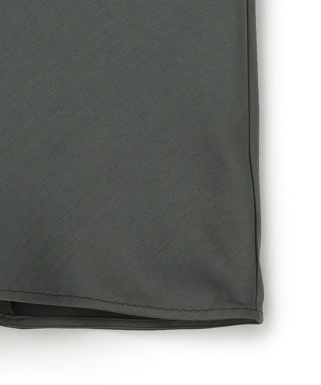 23区 【洗える】テクスチャーサテン ナロー スカート グレー系