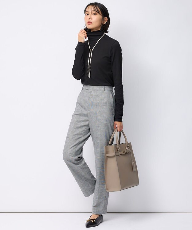 23区 ベルト付き トート バッグ ブラウン系