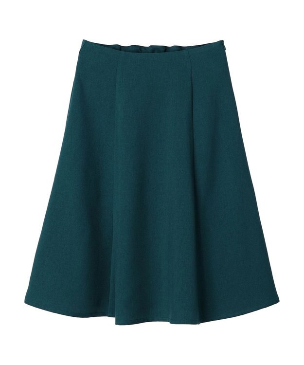 earth music&ecology すきな丈フレアスカート Blue Green