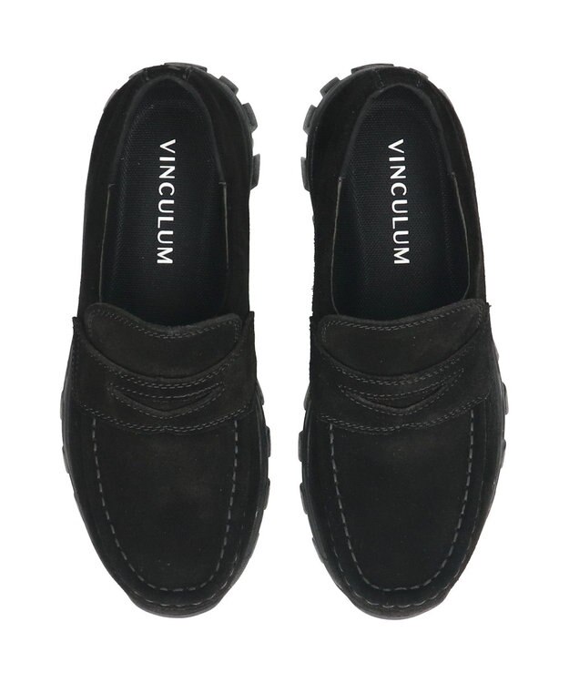 Bridget Birkin 【VINCULUM】防滑スニーカーローファー ブラックスウェード