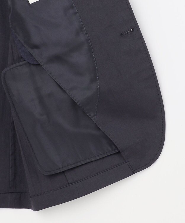 JOSEPH ABBOUD 【ストレッチ/軽量/Eco撥水/オーガニックコットン使用】マイクロピケストレッチジャケット ネイビー系8