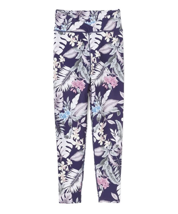 San-ai Resort（三愛水着楽園） 【水陸両用】　プリントレギンス　M・L　【Reir（レイール）】 ネイビー