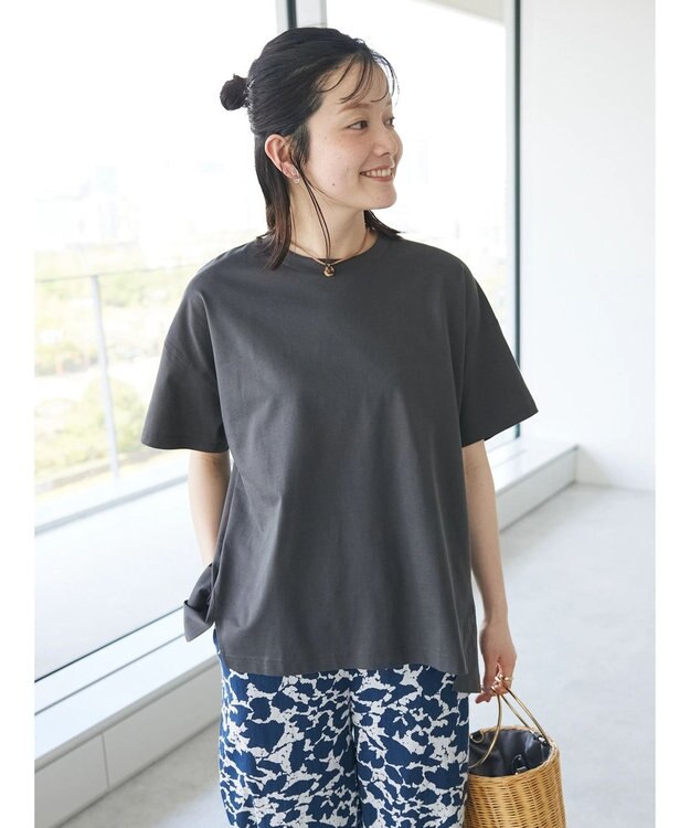 CRAFT STANDARD BOUTIQUE UVカット / バックテールプルオーバー Charcoal Gray